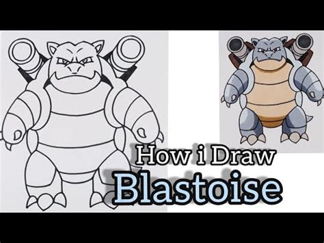 how to draw gigantamax blastoise|Drawing Blastoise: A Comprehensive Guide for Pokémon Fans.